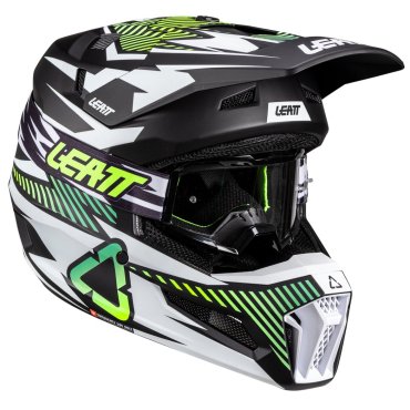 Шолом LEATT Moto 3.5 Helmet + Goggle [Storm Teal]
