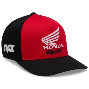 Кепка FOX FlexFit Hat - HONDA® [Black]