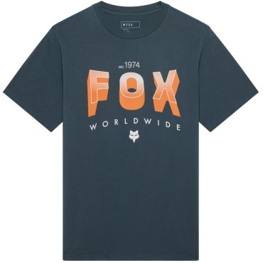 Футболка FOX Short Sleeve Tee - BLOCK [Deep Cobalt]