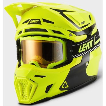 Шолом LEATT Moto 8.5 Helmet + Goggle [Neon Yellow]