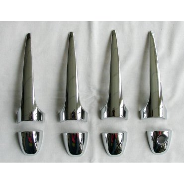 Toyota RAV4 Mk4 2016+ хром накладки на дверные ручки тип B