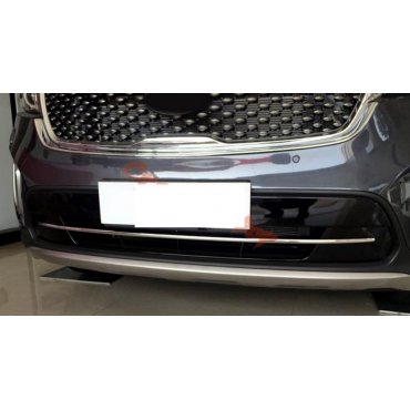 Kia Sorento UM 2015+ хром накладки на решетку радиатора нижняя тип U