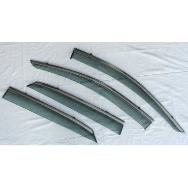 Lexus RX200 ветровики дефлекторы окон ASP с молдингом нержавеющей стали / sunvisors