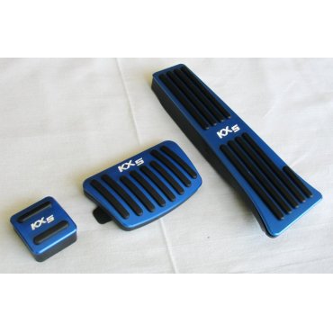 Kia Sportage KX5 Mk4 2015+ накладки на педали синие 