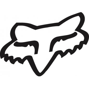 Наліпка FOX HEAD 4 Наліпка FOX HEAD 4