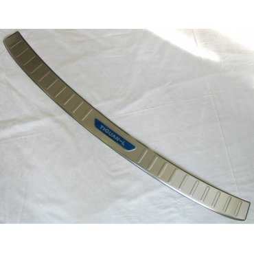 Volkswagen Tiguan L 2016+ накладка защитная на задний бампер BK