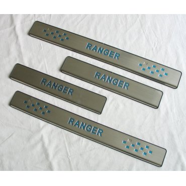 Ford Ranger T6 T7  накладки порогов дверных проемов V1