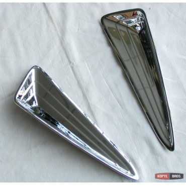 Toyota C-HR хром накладки вставки в диффузоры воздухозаборники