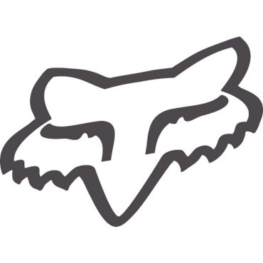 Наліпка FOX HEAD 2 Наліпка FOX HEAD 2